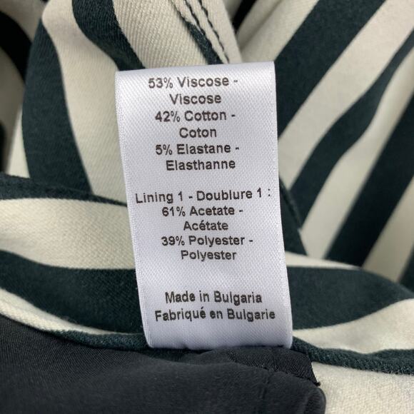 JOSEPH Size 6 Black White Cotton Stripe Skinny Jeans - Picture 3 of 5